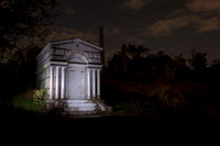Night at Mount Moriah Cemetery