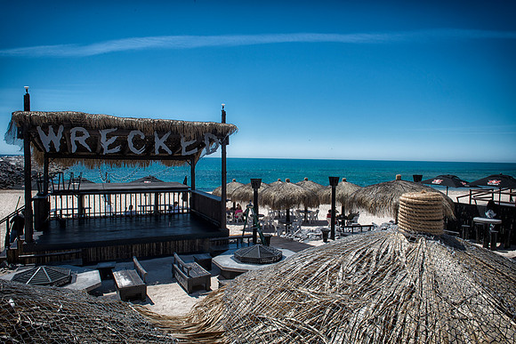 Wrecked at the Reef Rocky Point Mexico