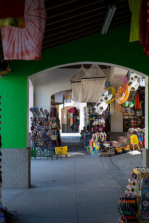Tourist shopping area