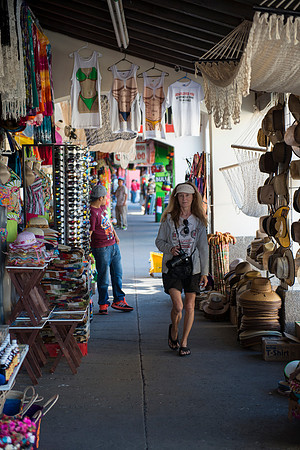 Tourist shopping area
