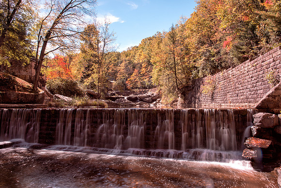 Glade Creek Grist Mill Dam