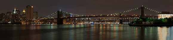 Panaramic Brooklyn Bridge