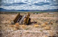 Abandoned Silver Mine Nevada Desert