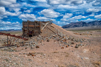 Abandoned Silver Mine Nevada Desert