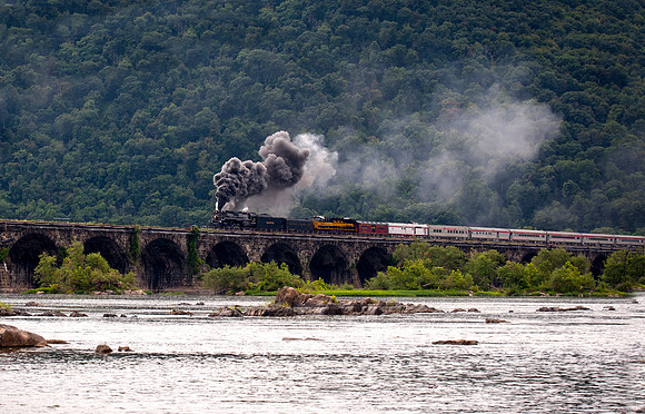 Nickel Plate and the Rockville Bridge 2