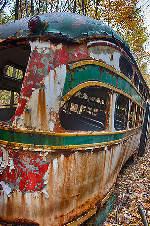 "Trolley Grave Yard HDR"