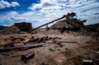 Abandoned Silver Mine Nevada Desert