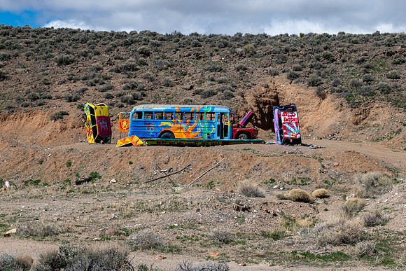 Car Forest Goldfield Nevada