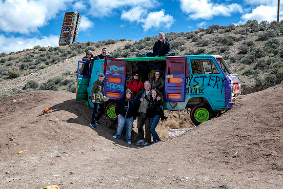 Car Forest Goldfield Nevada