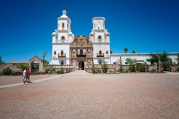 San Xavier Mission Tucson, AZ  The mission was founded in 1692 by Padre Eusebio Kino in the center of a centuries-old Indian settlement of the Sobaipuri O'odham who were a branch of the Akimel or Rive