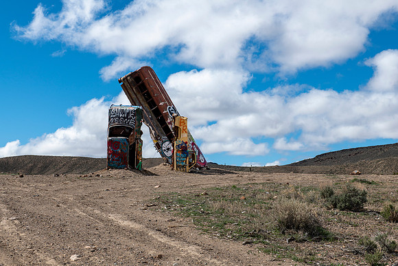 Car Forest Goldfield Nevada
