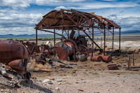 Abandoned Silver Mine Nevada Desert
