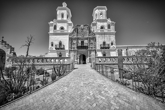 San Xavier Mission Tucson, AZ  The mission was founded in 1692 by Padre Eusebio Kino in the center of a centuries-old Indian settlement of the Sobaipuri O'odham who were a branch of the Akimel or Rive