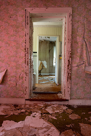 Abandoned House and out Buildings