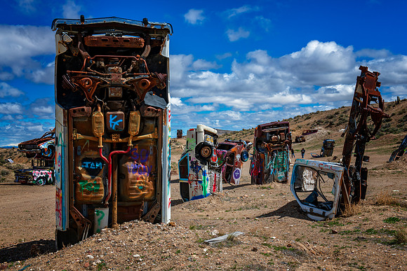 Car Forest Goldfield Nevada
