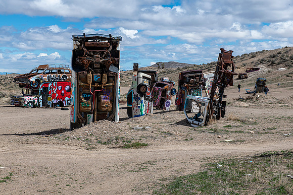 Car Forest Goldfield Nevada