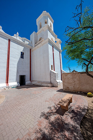San Xavier Mission Tucson, AZ  The mission was founded in 1692 by Padre Eusebio Kino in the center of a centuries-old Indian settlement of the Sobaipuri O'odham who were a branch of the Akimel or Rive